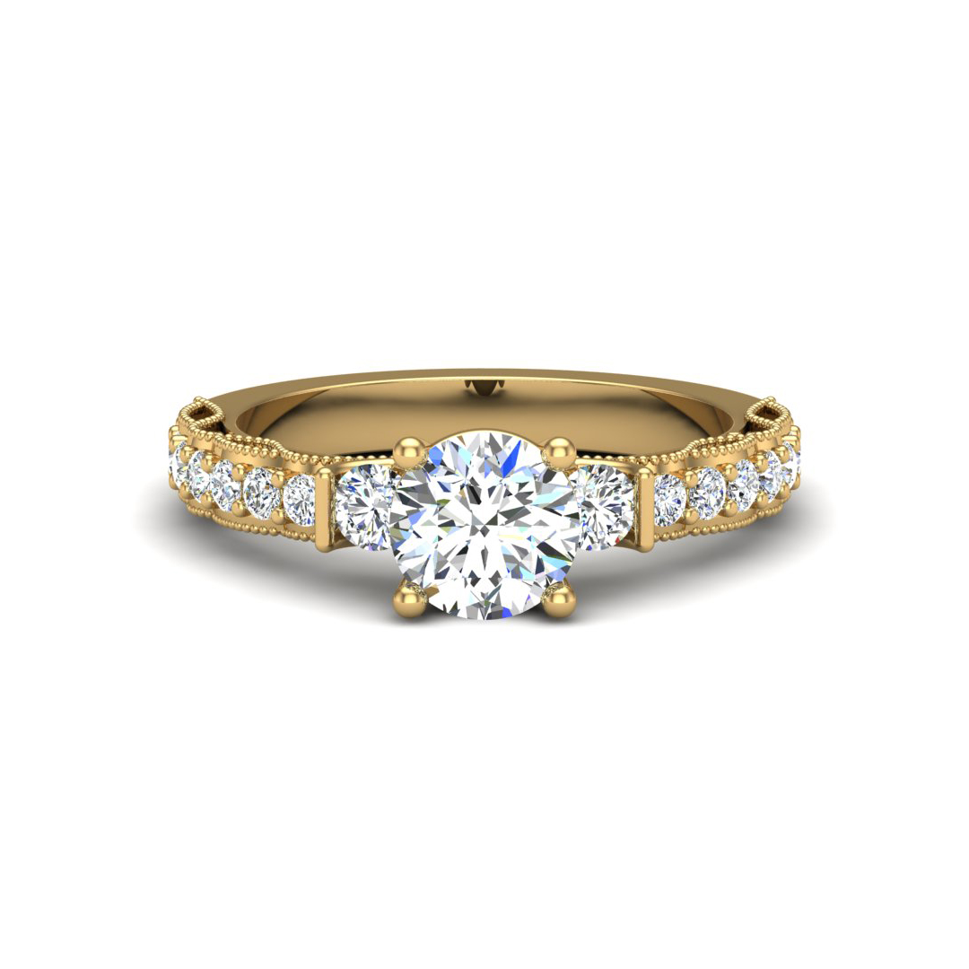 Heidi Accented Engagement Ring